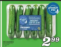 Marché Richelieu MINI CONCOMBRES | MINI CUCUMBERS offer