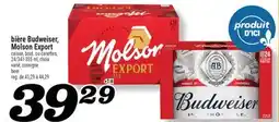 Marché Richelieu Bière Budweiser, Molson Export | beer offer