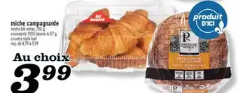Marché Richelieu MICHE CAMPAGNARDE | COUNTRY-STYLE LOAF offer