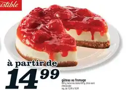 Marché Richelieu GÂTEAU AU FROMAGE IRRESISTIBLE | IRRESISTIBLE CHEESECAKE offer