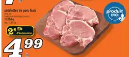 Marché Richelieu CÔTELETTES DE PORC FRAIS AVEC OS |FRESH PORK LOIN CHOPS, BONE IN offer