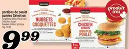 Marché Richelieu PORTIONS DE POULET PANÉES SELECTION | SELECTION FROZEN BREADED CHICKEN PORTIONS offer