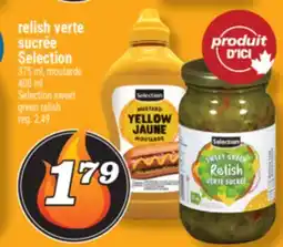 Marché Richelieu RELISH VERTE SUCRÉE SELECTION | SELECTION SWEET GREEN RELISH offer