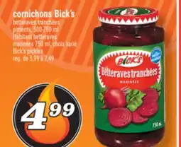 Marché Richelieu CORNICHONS BICK'S | BICK'S PICKLES offer