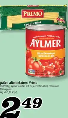 Marché Richelieu PÂTES ALIMENTAIRES PRIMO | PRIMO PASTA offer