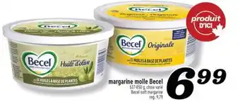 Marché Richelieu MARGARINE MOLLE BECEL | BECEL SOFT MARGARINE offer
