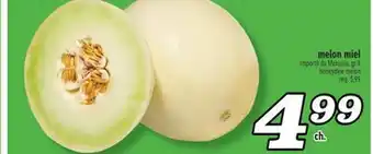 Marché Richelieu MELON MIEL | HONEYDEW MELON offer