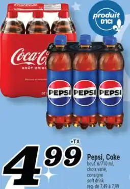Marché Richelieu Pepsi, Coke soft drink offer