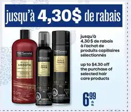 Jean Coutu Tresemmé Selected Hair Care Products offer
