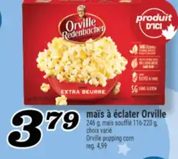 Marché Richelieu MAÏS À ÉCLATER ORVILLE | ORVILLE POPPING CORN offer