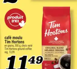 Marché Richelieu CAFÉ MOULU TIM HORTONS | TIM HORTONS GROUND COFFEE offer