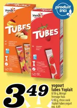 Marché Richelieu YOGOURT TUBES YOPLAIT | YOPLAIT TUBES YOGURT offer