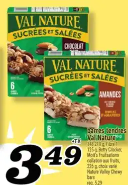 Marché Richelieu BARRES TENDRES VAL NATURE | NATURE VALLEY CHEWY BARS offer