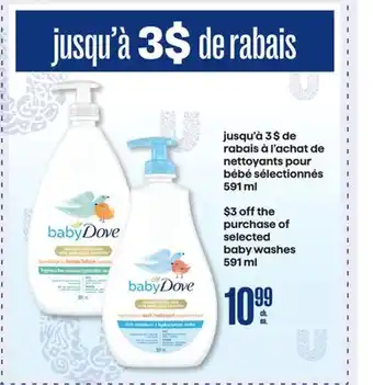 Jean Coutu Dove Baby Washes offer