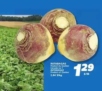 IGA RUTABAGAS offer