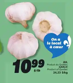 IGA GARLIC offer