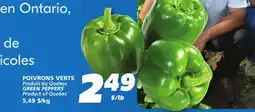 IGA GREEN PEPPERS offer