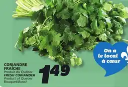 IGA FRESH CORIANDER offer