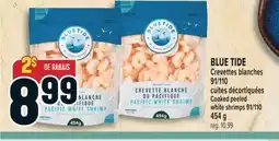 Marché Adonis BLUE TIDE CREVETTES BLANCHES 91/110 | COOKED PEELED WHITE SHRIMPS 91/110 offer
