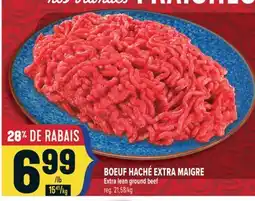 Marché Adonis BOEUF HACHÉ EXTRA MAIGRE | EXTRA LEAN GROUND BEEF offer