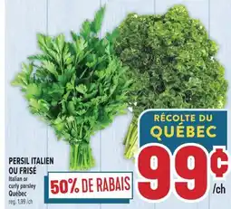 Marché Adonis PERSIL ITALIEN OU FRISÉ | ITALIAN OR CURLY PARSLEY offer