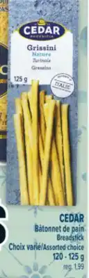 Marché Adonis CEDAR BÂTONNET DE PAIN | CEDAR BREADSTICK offer