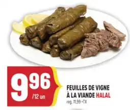 Marché Adonis FEUILLES DE VIGNE À LA VIANDE HALAL offer