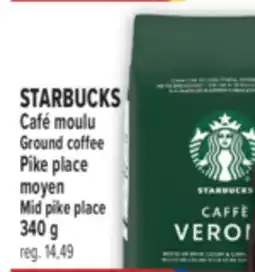 Marché Adonis STARBUCKS CAFÉ MOULU | STARBUCKS GROUND COFFEE offer