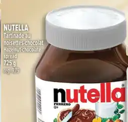 Marché Adonis NUTELLA NOISETTES-CHOCOLAT | HAZELNUT-CHOCOLATE SPREAD offer