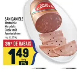 Marché Adonis SAN DANIELE MORTADELLE | SAN DANIELE MORTADELLA offer