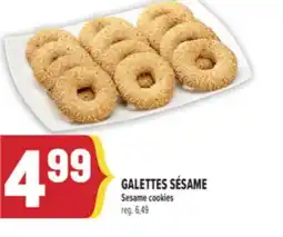 Marché Adonis GALETTES SÉSAME | SESAME COOKIES offer