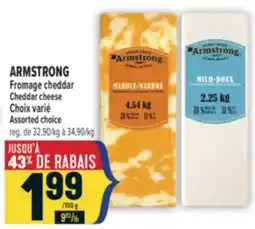 Marché Adonis ARMSTRONG FROMAGE CHEDDAR | ARMSTRONG CHEDDAR CHEESE offer