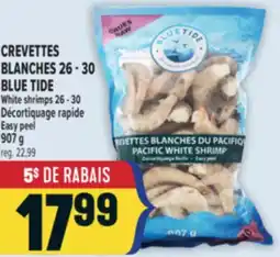 Marché Adonis CREVETTES BLANCHES 26 - 30 BLUE TIDE | BLUE TIDE WHITE SHRIMPS 26 - 30 offer