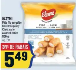 Marché Adonis ELZYMI PÂTE FILO SURGELÉE | ELZYMI FROZEN FILO PASTRY offer