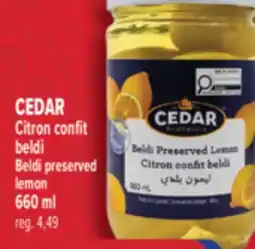 Marché Adonis CEDAR CITRON CONFIT BELDI | CEDAR BELDI PRESERVED LEMON offer