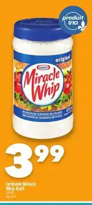 Marche Ami TARTINADE MIRACLE WHIP KRAFT offer
