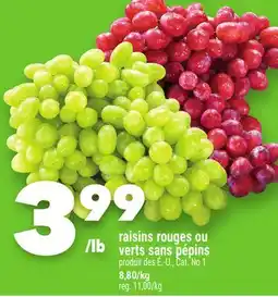Marche Ami RAISINS ROUGES OU VERTS SANS PÉPINS offer