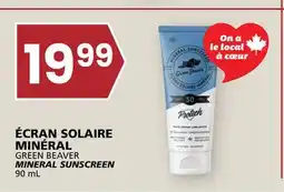 Rachelle-Bery Grocery GREEN BEAVER MINERAL SUNSCREEN offer