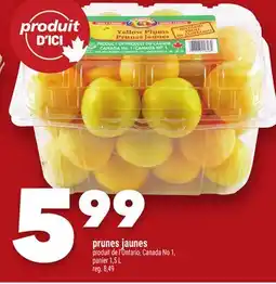 Marche Ami PRUNES JAUNES offer