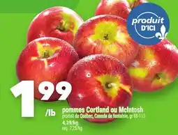Marche Ami POMMES CORTLAND OU MCINTOSH offer