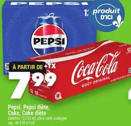 Marche Ami PEPSI, PEPSI DIÈTE, COKE, COKE DIÈTE offer