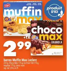 Marche Ami BARRES MUFFIN MAX LECLERC offer
