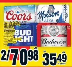 Super C BIÈRE LABATT, MOLSON, SLEEMAN | BEER offer