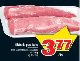 Super C FILETS DE PORC FRAIS | FRESH PORK TENDERLOINS offer