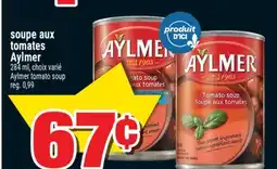 Super C SOUPE AUX TOMATES AYLMER | AYLMER TOMATO SOUP offer