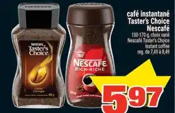Super C Café instantané Taster's Choice Nescafé | Instant coffee offer