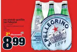 Super C EAU MINÉRALE GAZÉIFIÉE SAN PELLEGRINO | SAN PELLEGRINO CARBONATED MINERAL WATER offer