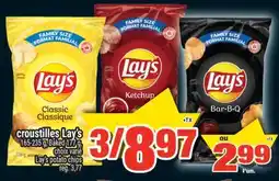 Super C CROUSTILLES LAY'S | LAY'S POTATO CHIPS offer