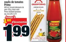 Super C COULIS DE TOMATES PRIMO | PRIMO STRAINED TOMATOES offer