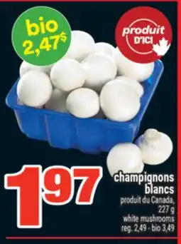 Super C CHAMPIGNONS BLANCS | WHITE MUSHROOMS offer